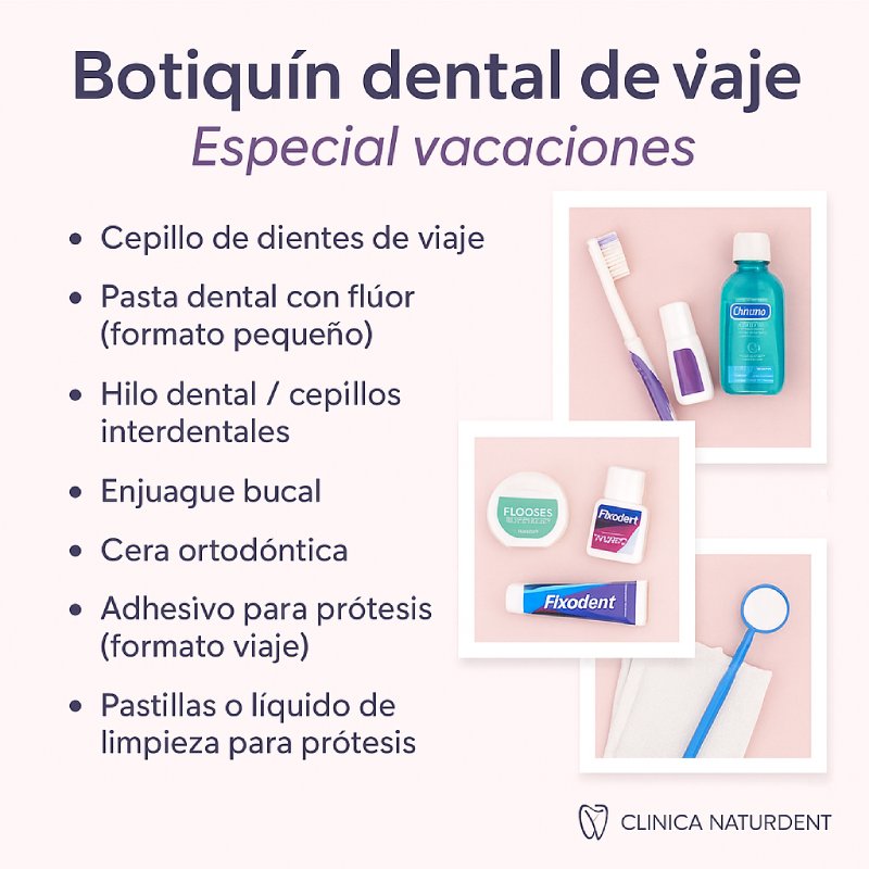 botiquín dental viaje